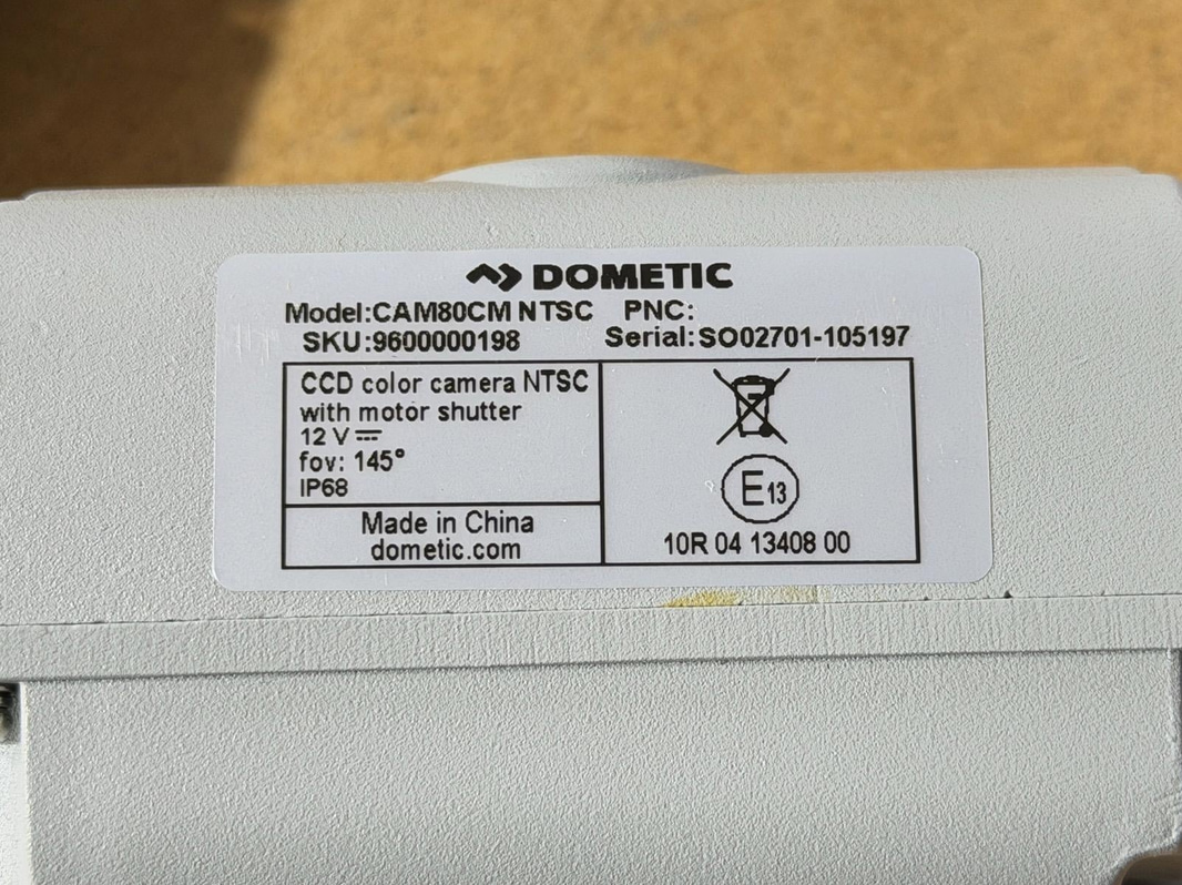 Backkamera Dometic PerfectView, CAM 80CM NTSC