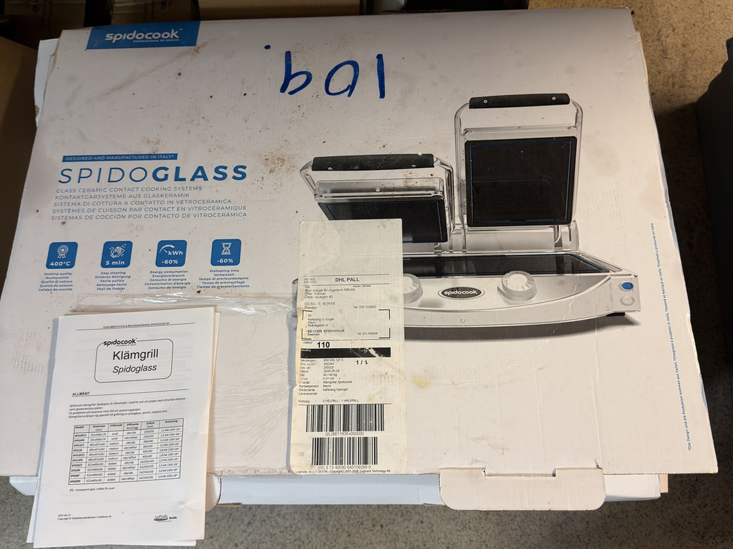 Kontaktgrill Spidocook Spidoglass, dubbel grill