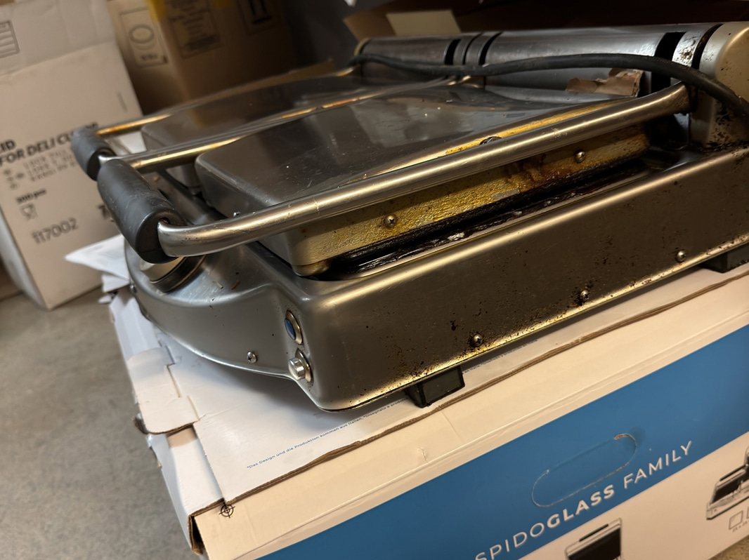 Kontaktgrill Spidocook Spidoglass, dubbel grill
