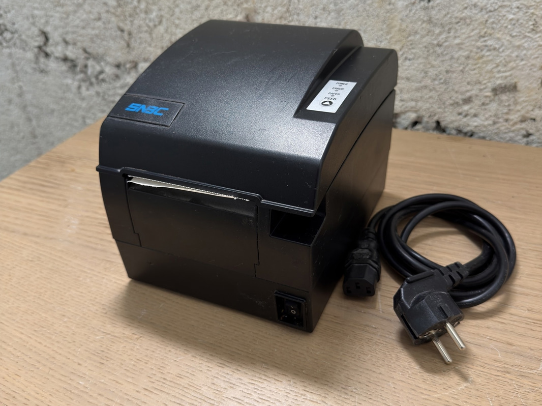 Kvittoskrivare SNBC BTP-R580 II, nätkabel