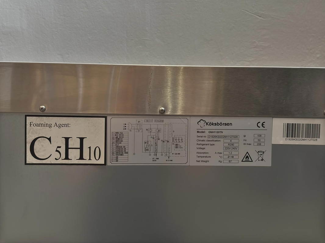 Kökbörsen refrigerated counter