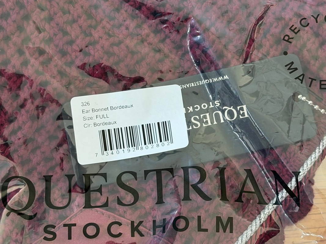 Hoppschabrak, benlindor samt huva, Equestrian Stockholm, bordeaux