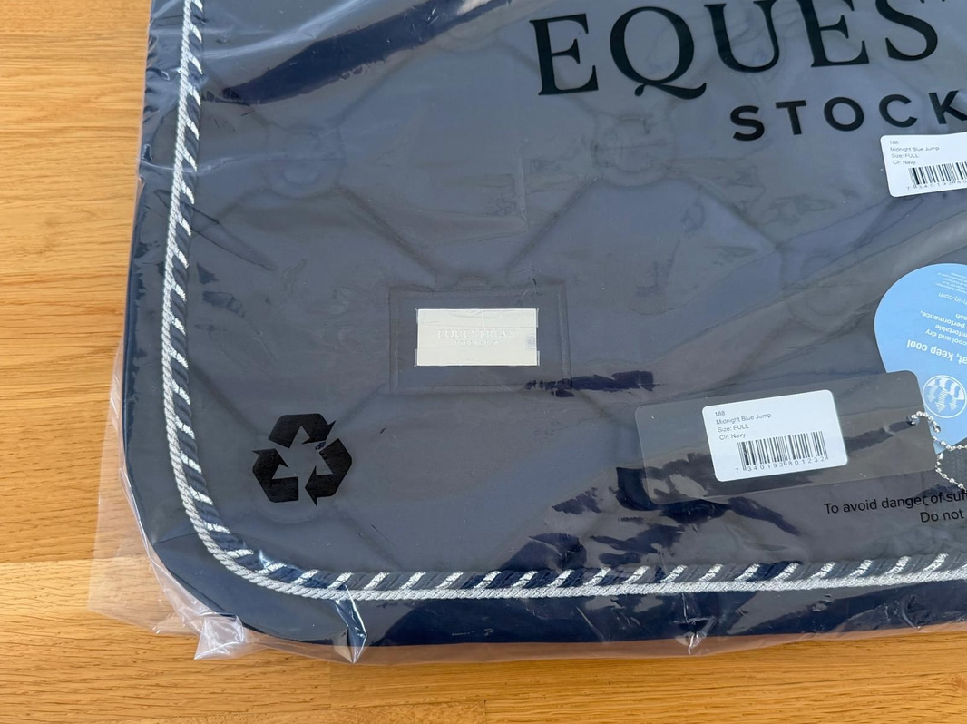 Jumping saddle pad and rain rug, Equestrian Stockholm/Hansbo Sport, navy