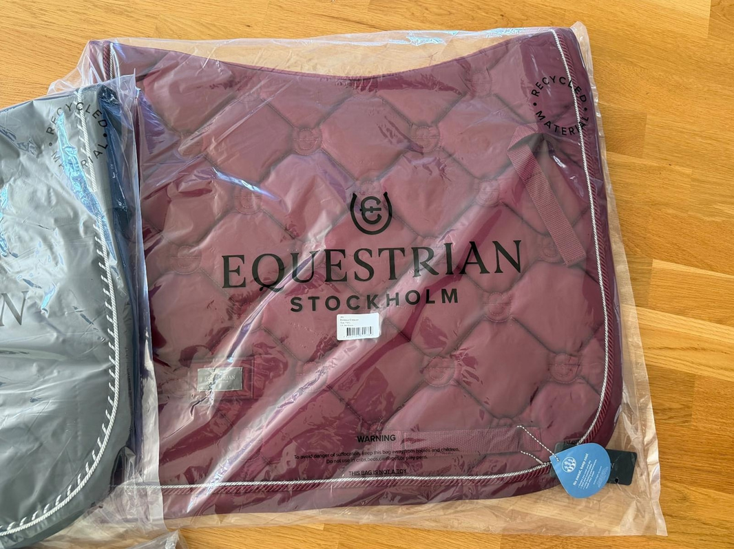 Riding accessories - 2 saddle pads and 2 ear bonnets, Equestrian Stockholm