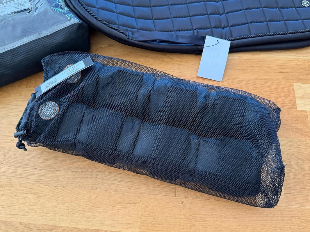 Riding equipment - saddle pad, rain rug and 2-pack of cooling wraps, Hansbo Sport/ PS of Sweden