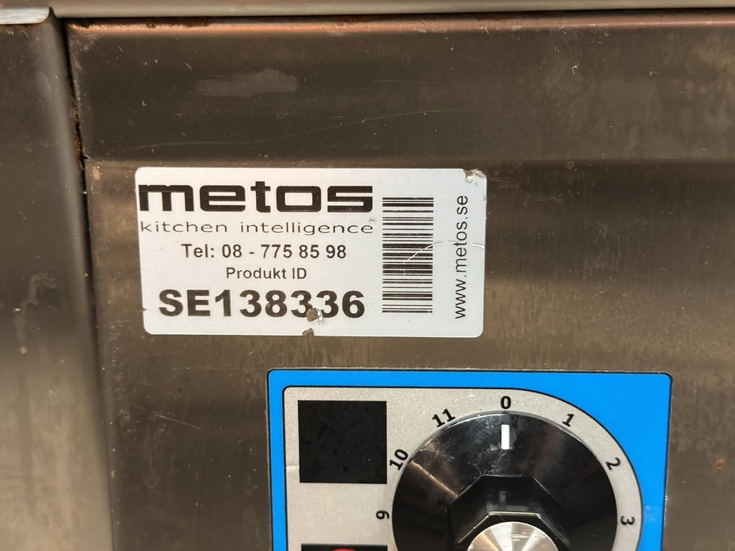 Commercial induction range, Metos