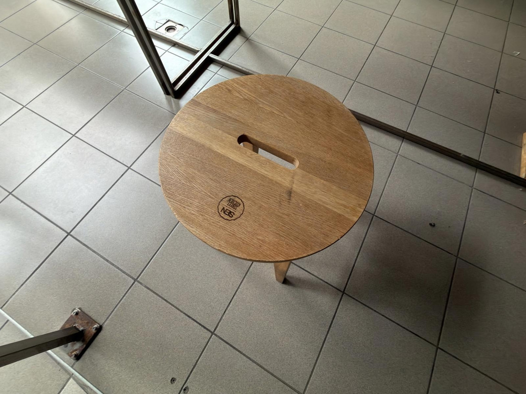 Table and 8 wooden chairs