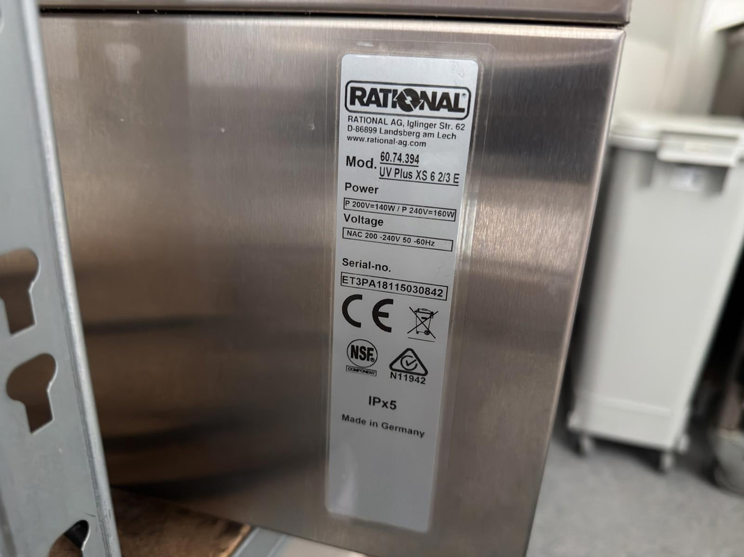 Kokpanna Rational iVario Plus XS 6-2/3 E, 3-fas - OSÄKER FUNKTION