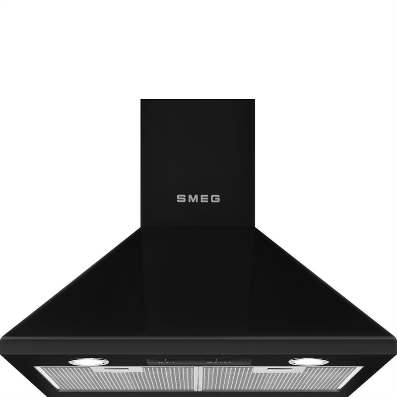 Köksfläkt Smeg Väggmonterad 600 mm Svart Victoria KSED65NEE