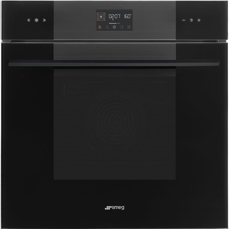 Termoventilerad ugn Smeg Svart, Linea SOP6102TB3