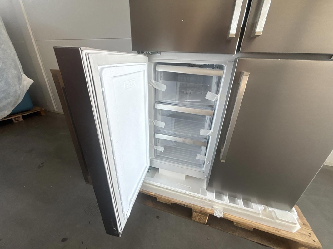 Smeg French-door Fridge/Freezer, 4 doors, stainless steel-look finish, Universale FQ60XDE