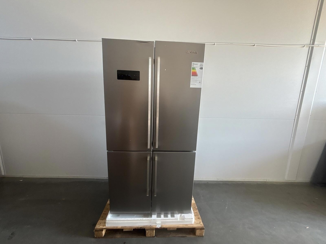 Smeg French-door Fridge/Freezer, 4 doors, stainless steel-look finish, Universale FQ60XDE