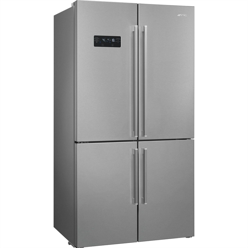 Smeg French-door Fridge/Freezer, 4 doors, stainless steel-look finish, Universale FQ60XDE