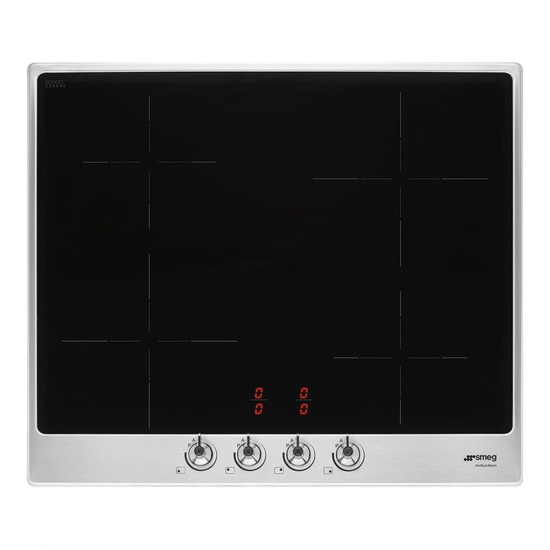 Smeg Induction Hob 60 cm, Stainless Steel, Classic SI364FXM