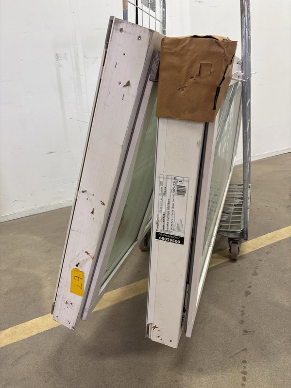 2 pcs. glazed doors, Traryd Fönster