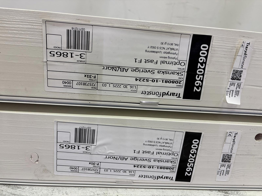 (NEW) 2 pcs. Window Frames, Traryd Fönster