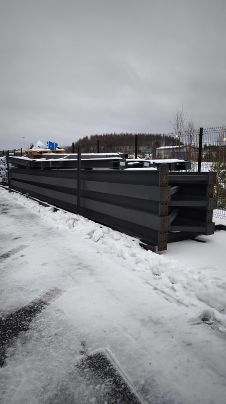 Stålhall/ stomme, Steelconstruction By Sweden, ca 745 m², 37,8x19,7 m