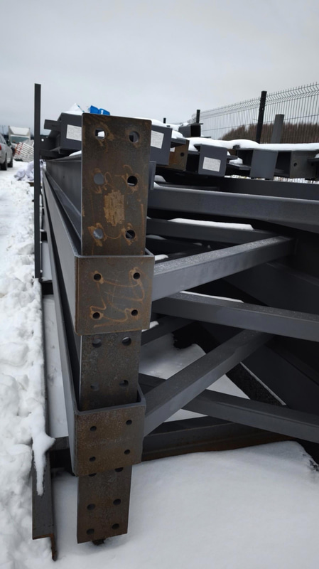 Stålhall/ stomme, Steelconstruction By Sweden, ca 745 m², 37,8x19,7 m