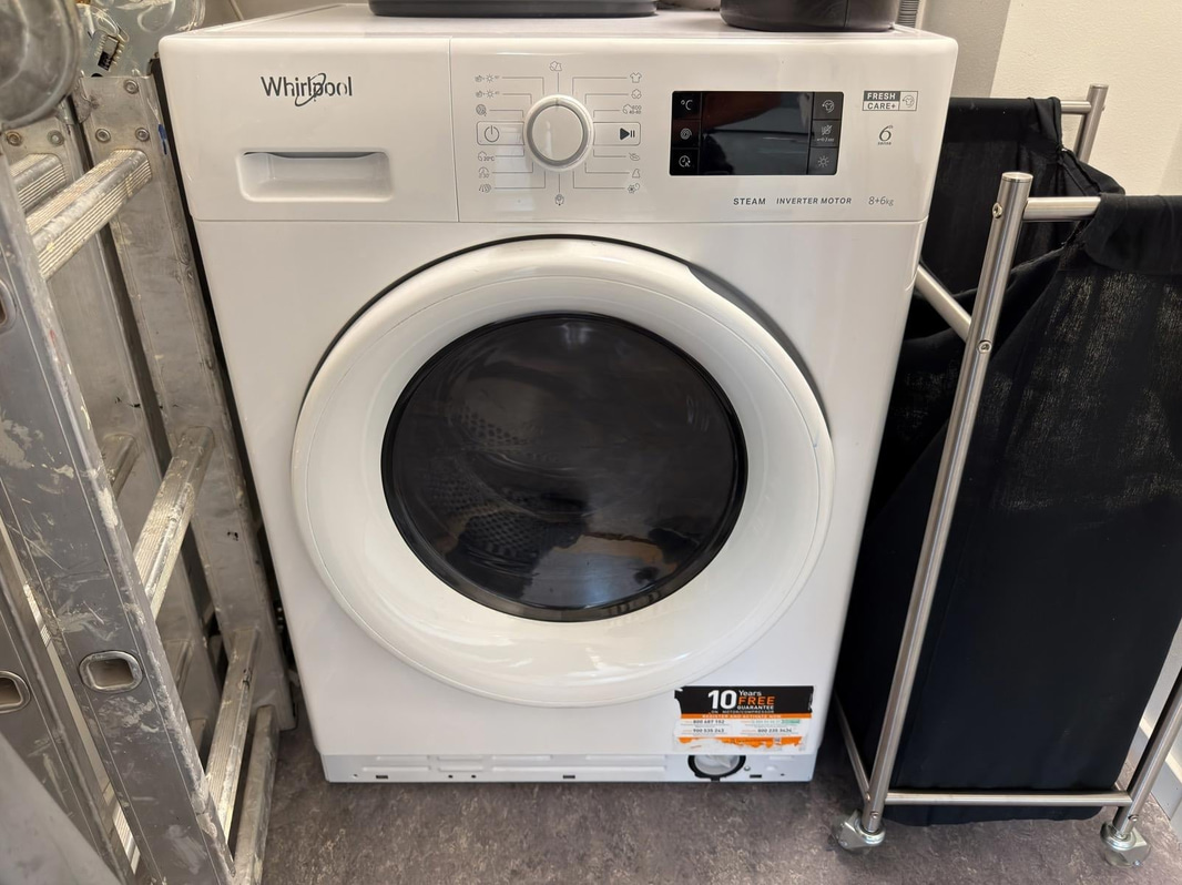 Tvättmaskin Whirlpool, 8+6 kg