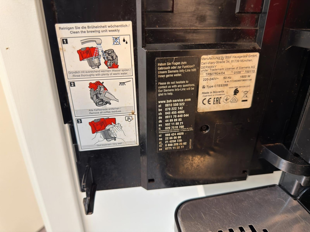 Kaffemaskin Siemens EQ.500 classic