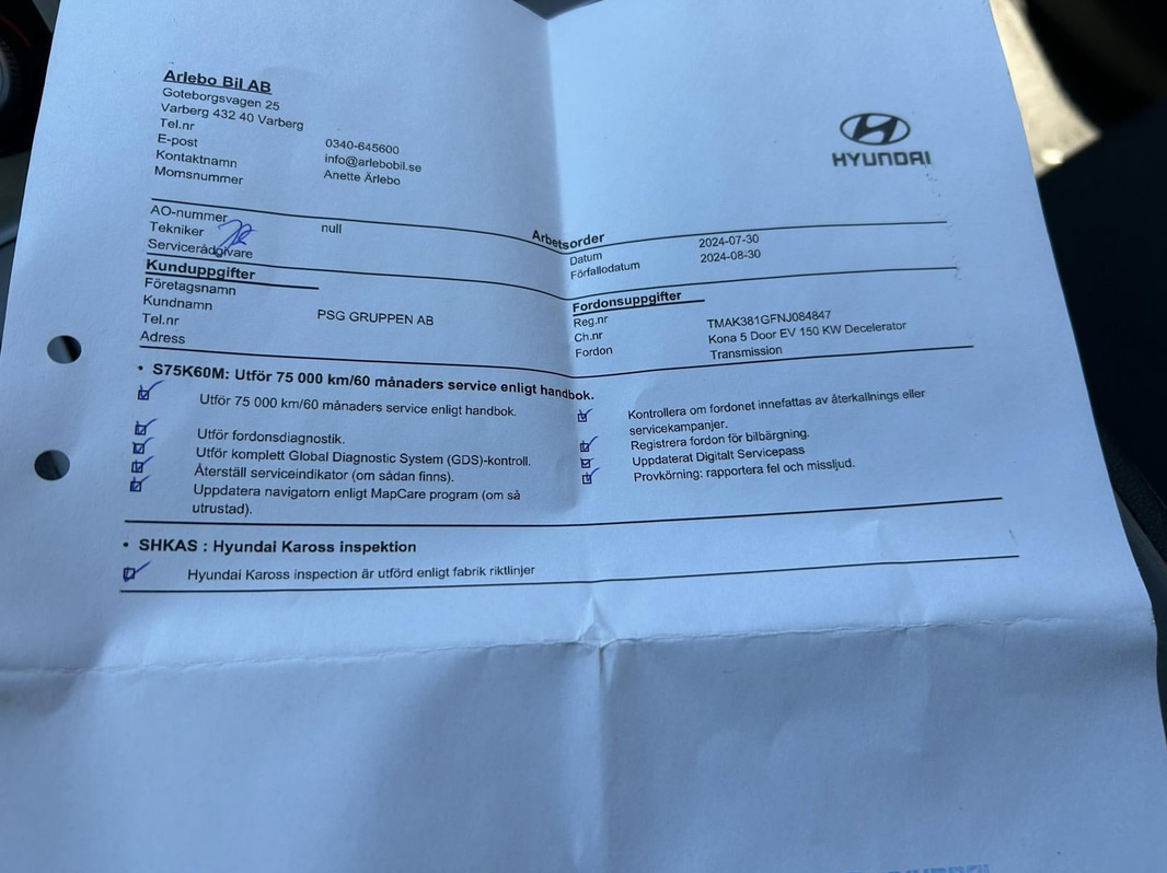 Personbil Hyundai Kona Electric -2023 | EL