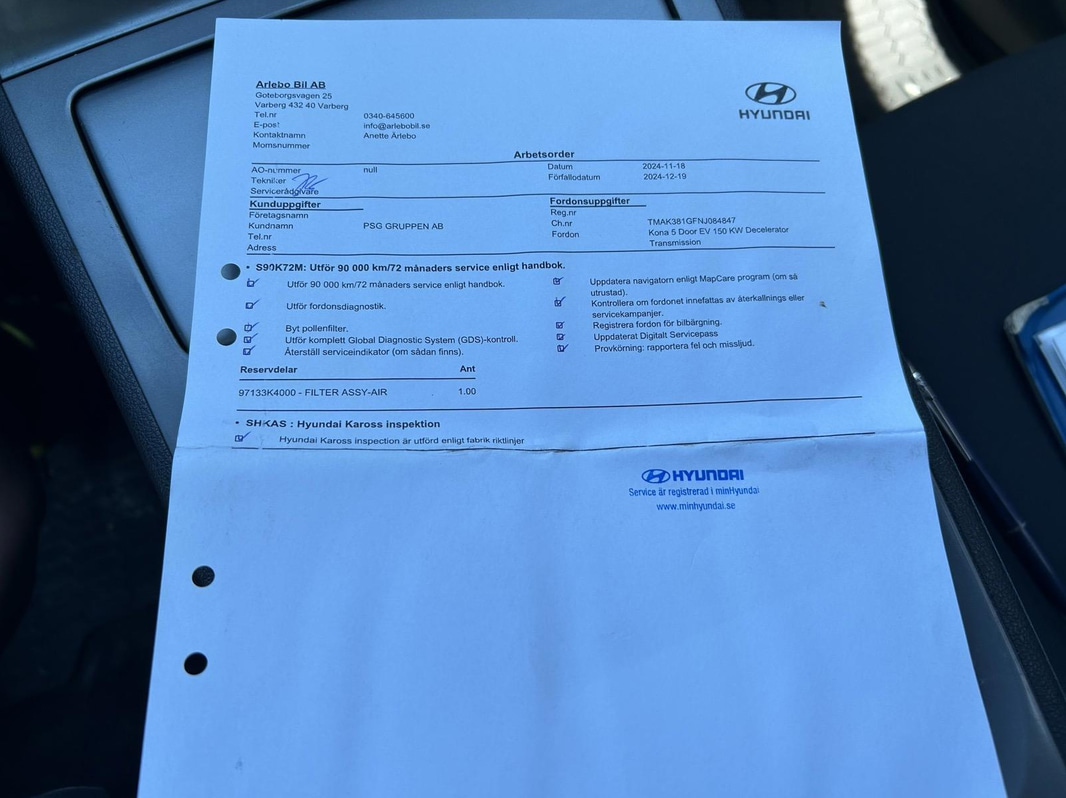 Personbil Hyundai Kona Electric -2023 | EL