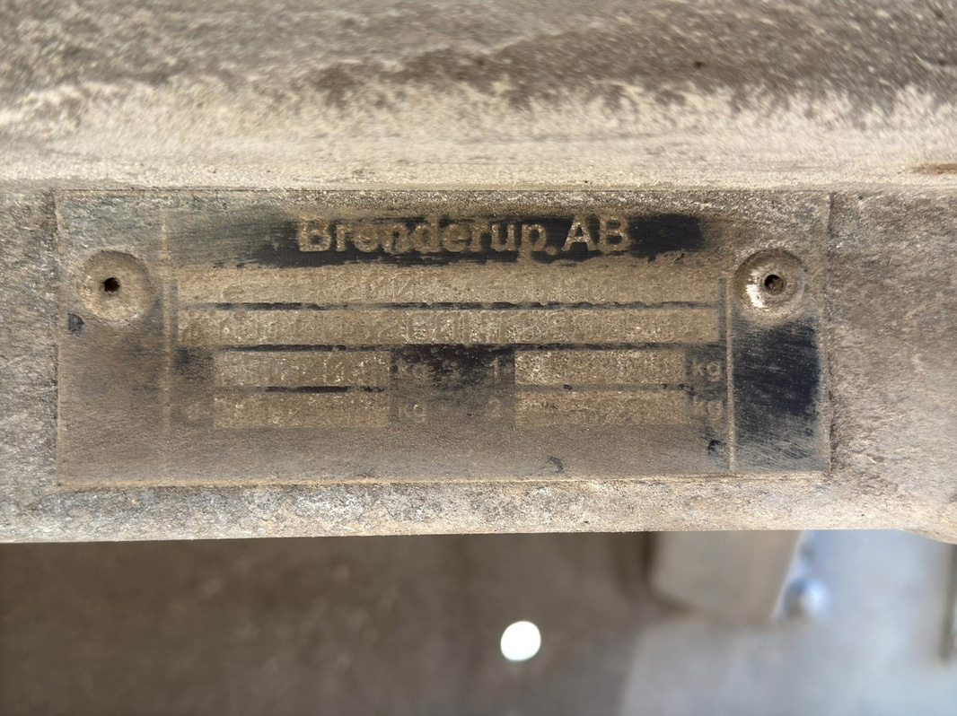 Equipment Trailer Brenderup MT3080TB3000 | 3000 kg | 2022