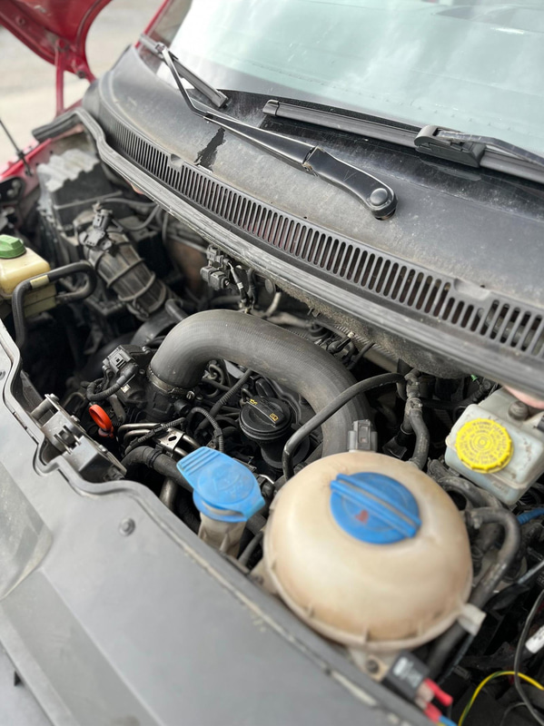 Flakbil Volkswagen Transporter Chassi Dubbelhytt 2.0 TDI -2010