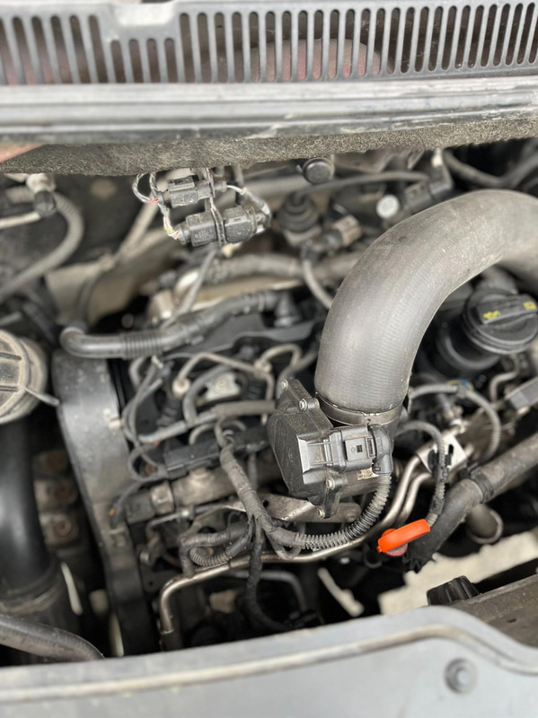 Flakbil Volkswagen Transporter Chassi Dubbelhytt 2.0 TDI -2010