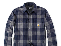 SKJORTA CARHARTT 105939412, MARIN\/SVART STL. M
