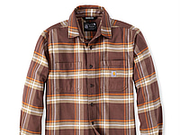 Skjorta Carhartt  flanell  brun/beige stl. l