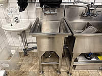 Rostfri ho med blandare