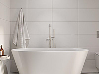 BADKAR RIVA EMMA FRISTÅENDE 160CM VIT