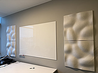 Whiteboard inkl. 4 st. ljudpaneler