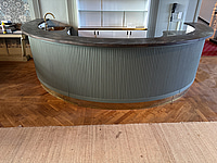 Bardisk i med diskho i mässing