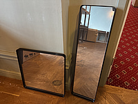 2 st. Spegel med metallram