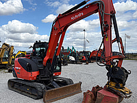 Grävmaskin Kubota KX080-4 -2019 inkl. tiltrotator och skopor