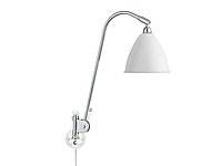 Vägglampa Gubi, Bestlite BL6 krom/vit, Ord. pris inkl. moms: ca 8499 kr