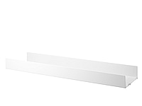 4 st. Hyllplan String, hög kant metall, vit, Totalt ord. pris inkl. moms: ca 2400 kr