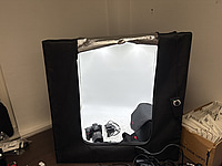 Nikon D750 digitalkamera med 24-120 mm-objektiv samt fotobox