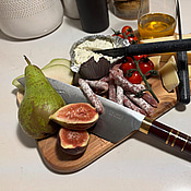 Knivset 3-delar Bon Centuri, Bordeaux red and Granit black