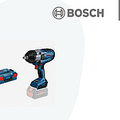 OBS!!  Finns ej i pallen!  BOSCH GDS 18V-1000 Mutterdragare  utan batteri och laddare