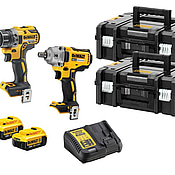 KOMBIKIT DEWALT DCK2077P2T, 18V 2X5.0AH, TSTAK