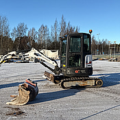Bandgrävare Bobcat E 26 | 4383h | tiltrotator + redskap | 2016