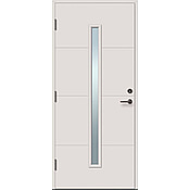 Ytterdörr Solid Elements Växsjö, vit, 9x20, vänster