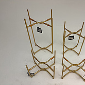 Parti med Bordspidestal Mica Decorations, olika storlekar