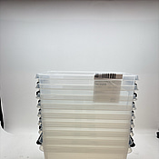 9 st Förvaringslådor Smart Store Classic, 46 liter
