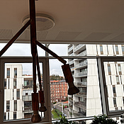 Taklampa Kvist 4 i rå koppar, Örsjö Belysning