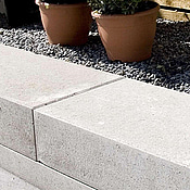 20 st. pall BLOCK BENDERS, 2750007B SLÄT TILL MUR/TRAPP/KANT 700X350X150MM GRÅ B