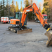 Bandgrävare Doosan DX62R -2014
